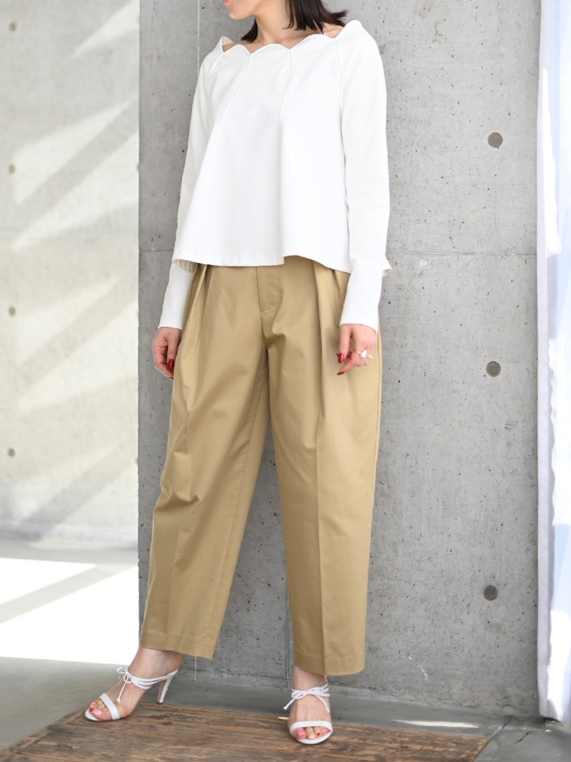 スカラップオフショルトップス | Tops,トップス | | TREFLE＋1