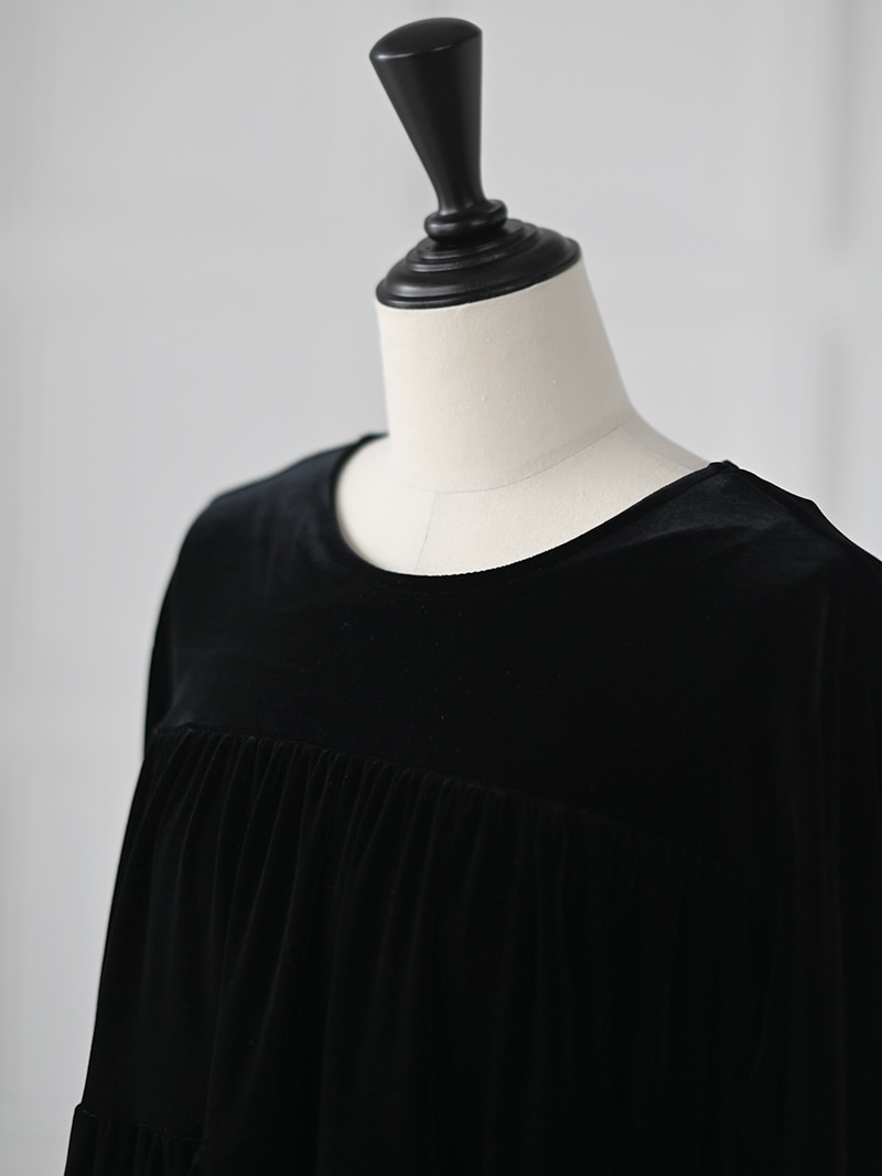 TREFLE+1 ベロアワンピース　【完売品】 Onepiece,長袖 | TREFLE＋1（トレフルプラスワン）