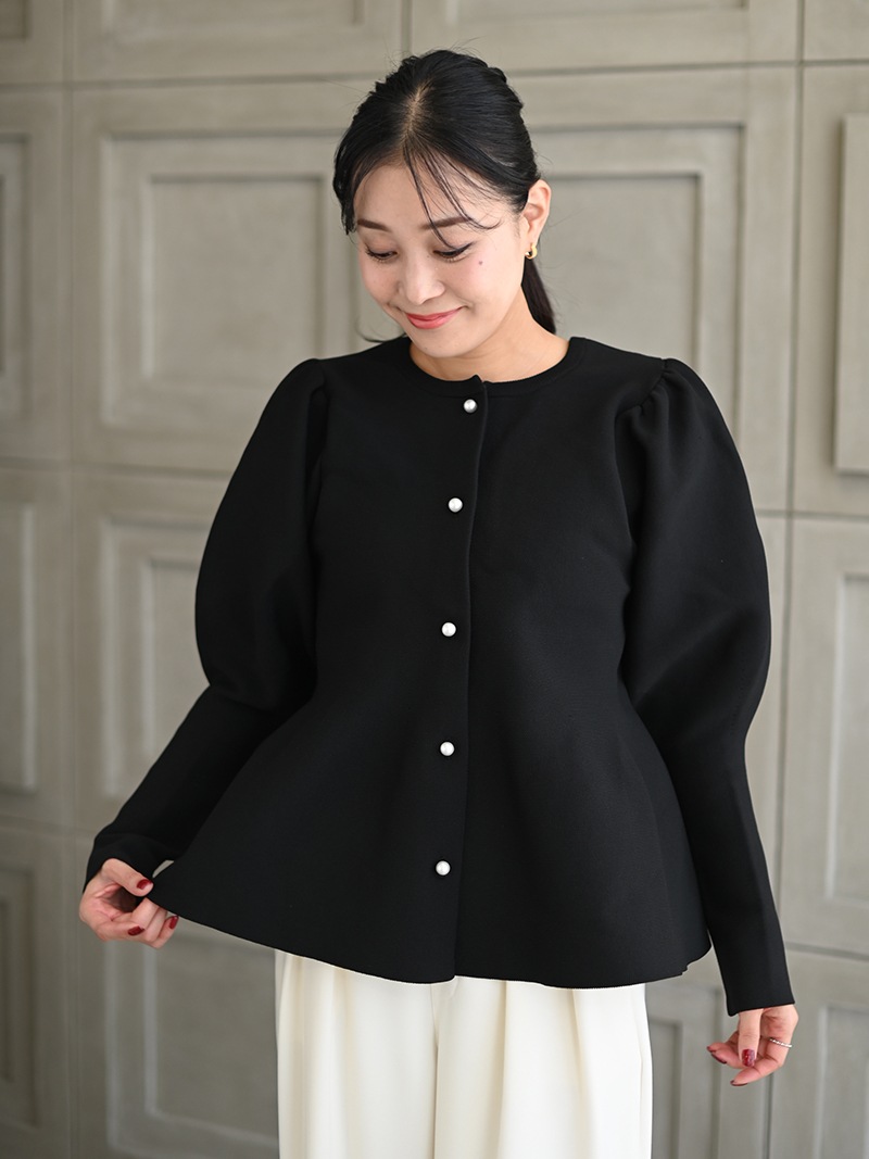 Trefle＋1 パール　カーディガン　パール パールスワンカーディガン | Cardigan,長袖 | | TREFLE＋1（トレフル