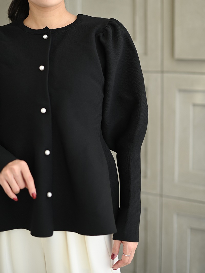 パールペプラムカーディガン | すべての商品 | | TREFLE＋1（トレフル