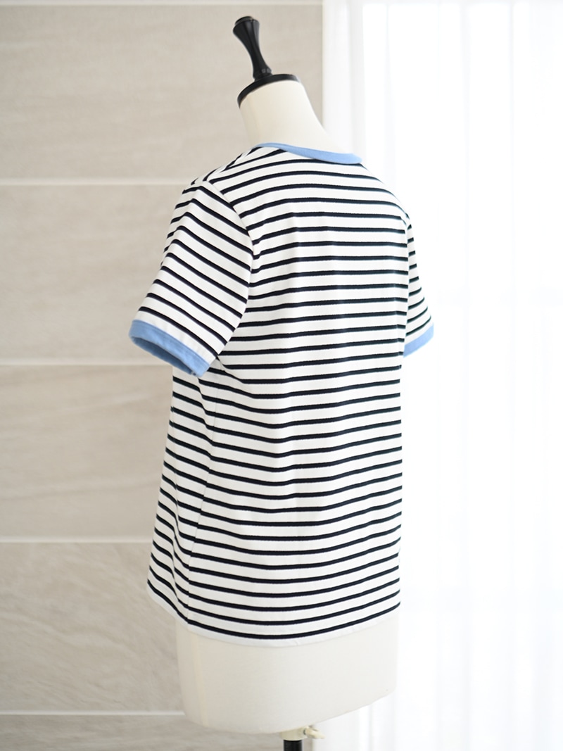 ラメボーダーカットソー～半袖 | Tops,Tシャツ | | TREFLE＋1