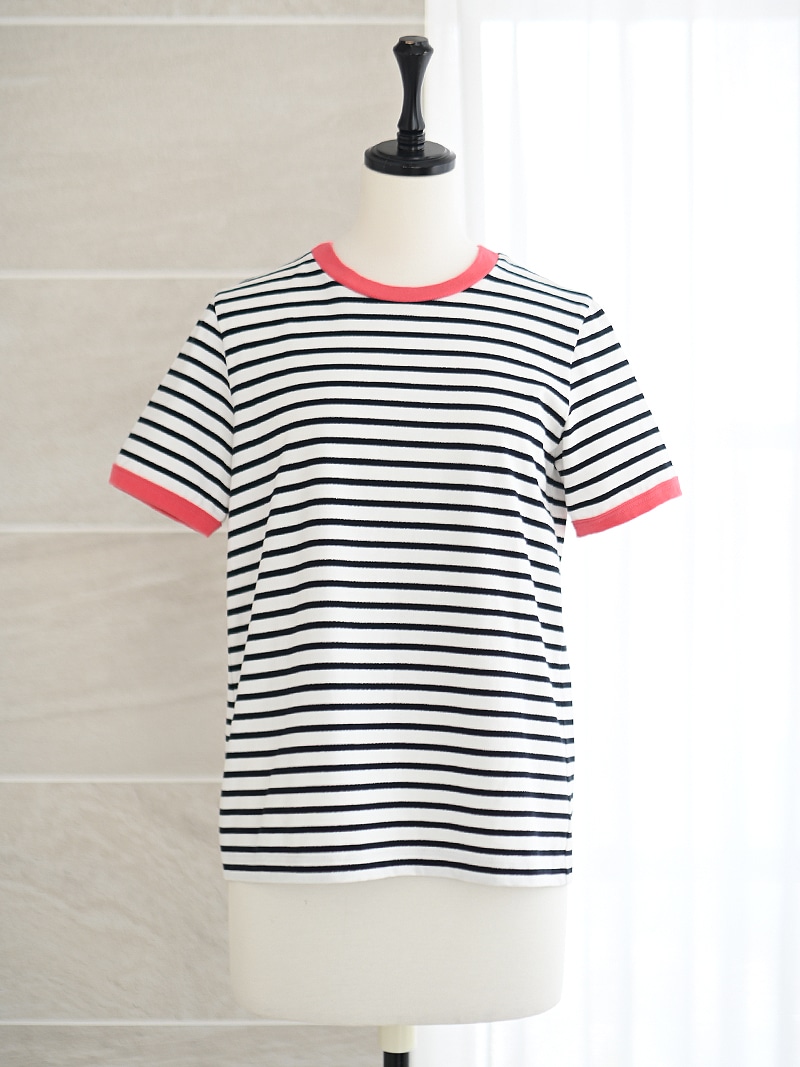 ラメボーダーカットソー～半袖 | Tops,Tシャツ | | TREFLE＋1