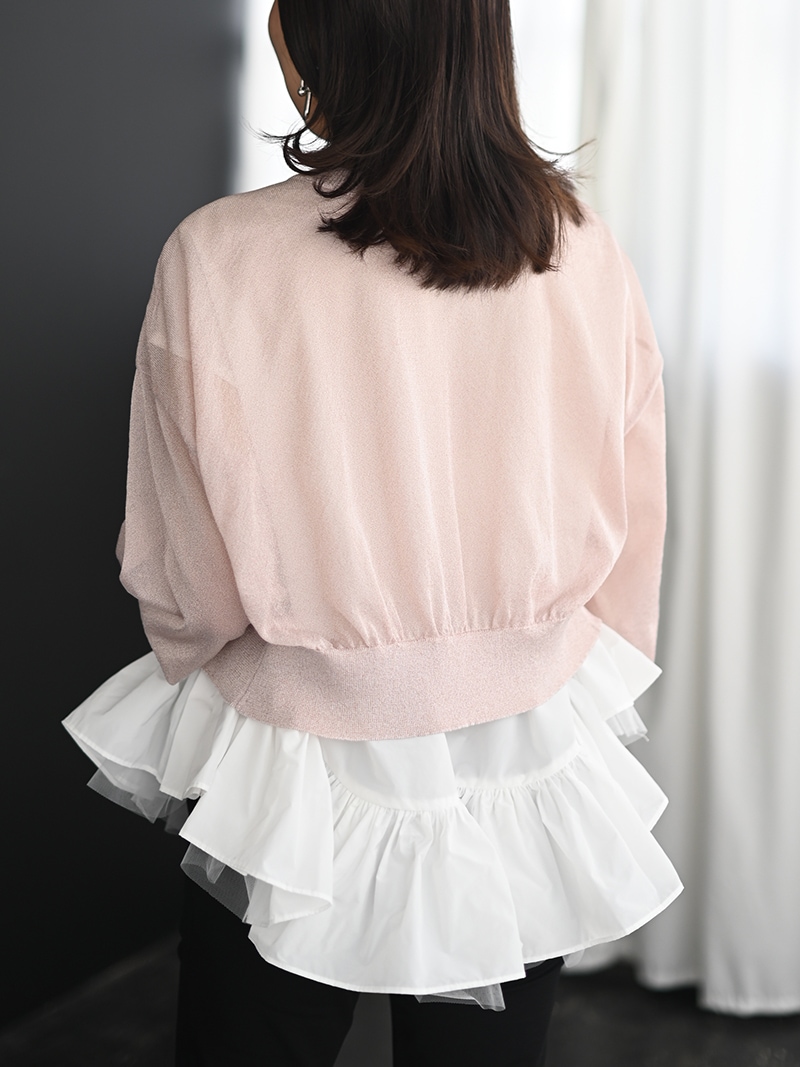 ラメシアーカーディガン | Cardigan,長袖 | | TREFLE＋1（トレフル