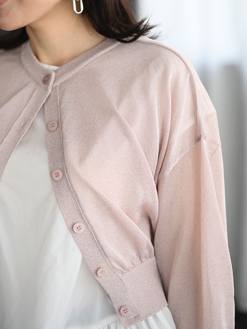 ［新品］trefle+1 ラメシアーカーディガン ラメシアーカーディガン | Cardigan,長袖 | | TREFLE＋1（トレフル
