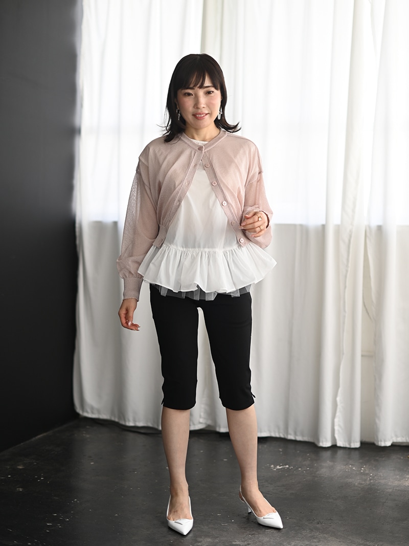 ［新品］trefle+1 ラメシアーカーディガン ラメシアーカーディガン | Cardigan,長袖 | | TREFLE＋1（トレフル