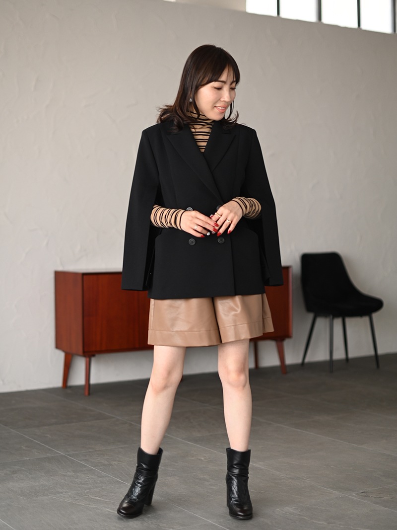 スリットスリーブテーラードジャケット(BLACK) | Outer | | TREFLE＋1