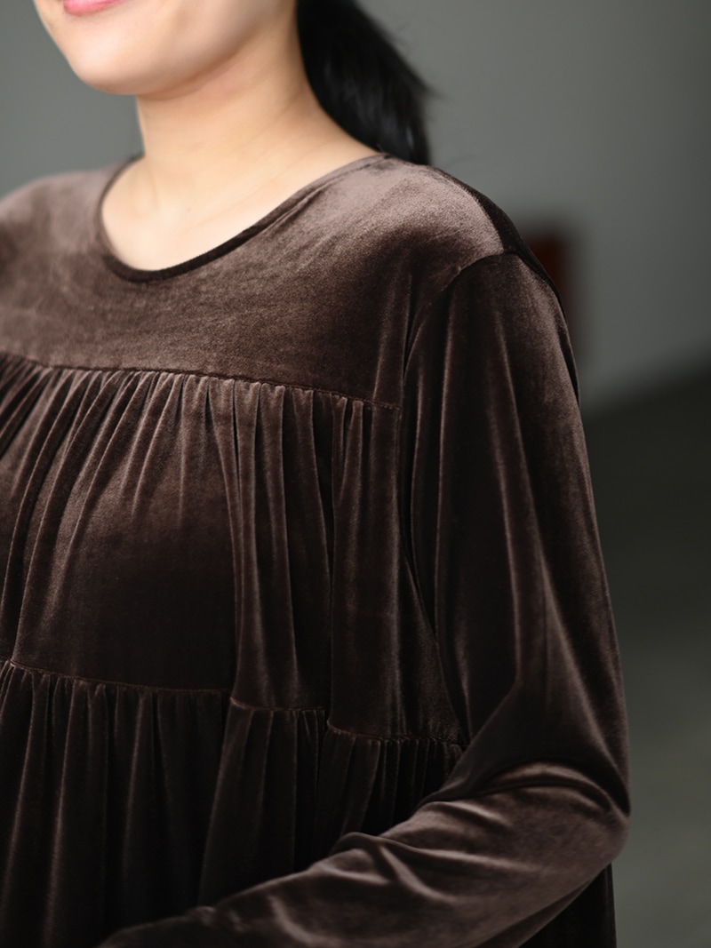 TREFLE+1 ベロアワンピース　【完売品】 ベロアフェアリーワンピース | Onepiece,長袖 | | TREFLE＋1