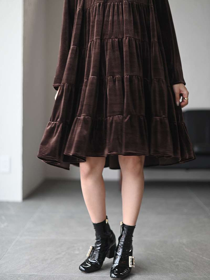 ベロアフェアリーワンピース | Onepiece,長袖 | | TREFLE＋1（トレフル