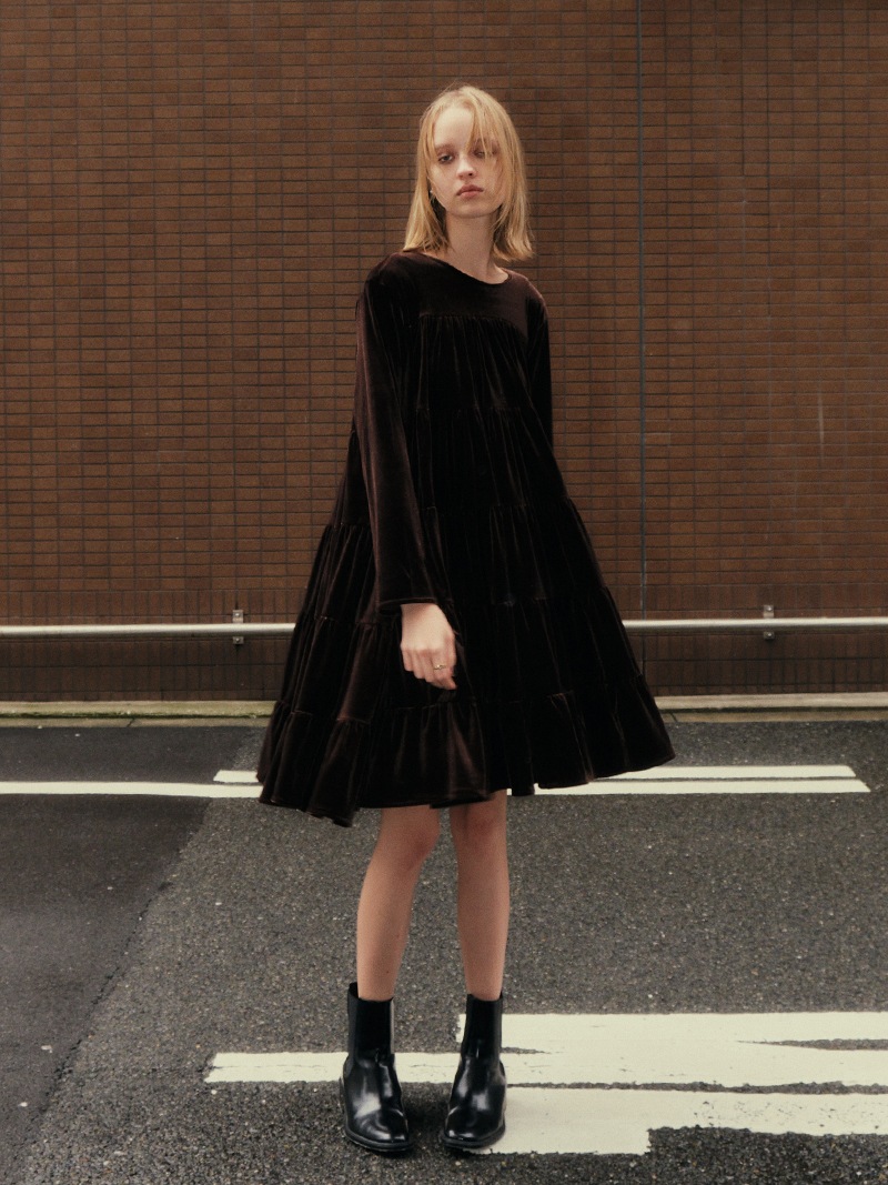 TREFLE+1 ベロアワンピース　【完売品】 ベロアフェアリーワンピース | Onepiece,長袖 | | TREFLE＋1（トレフル