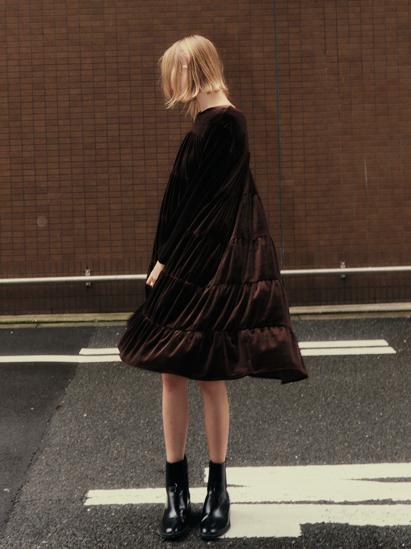 ベロアフェアリーワンピース | Onepiece,長袖 | | TREFLE＋1（トレフル