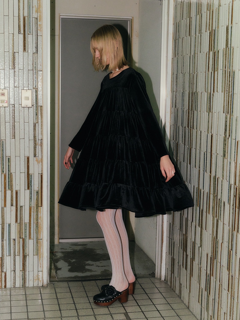 ベロアフェアリーワンピース | Onepiece,長袖 | | TREFLE＋1（トレフル