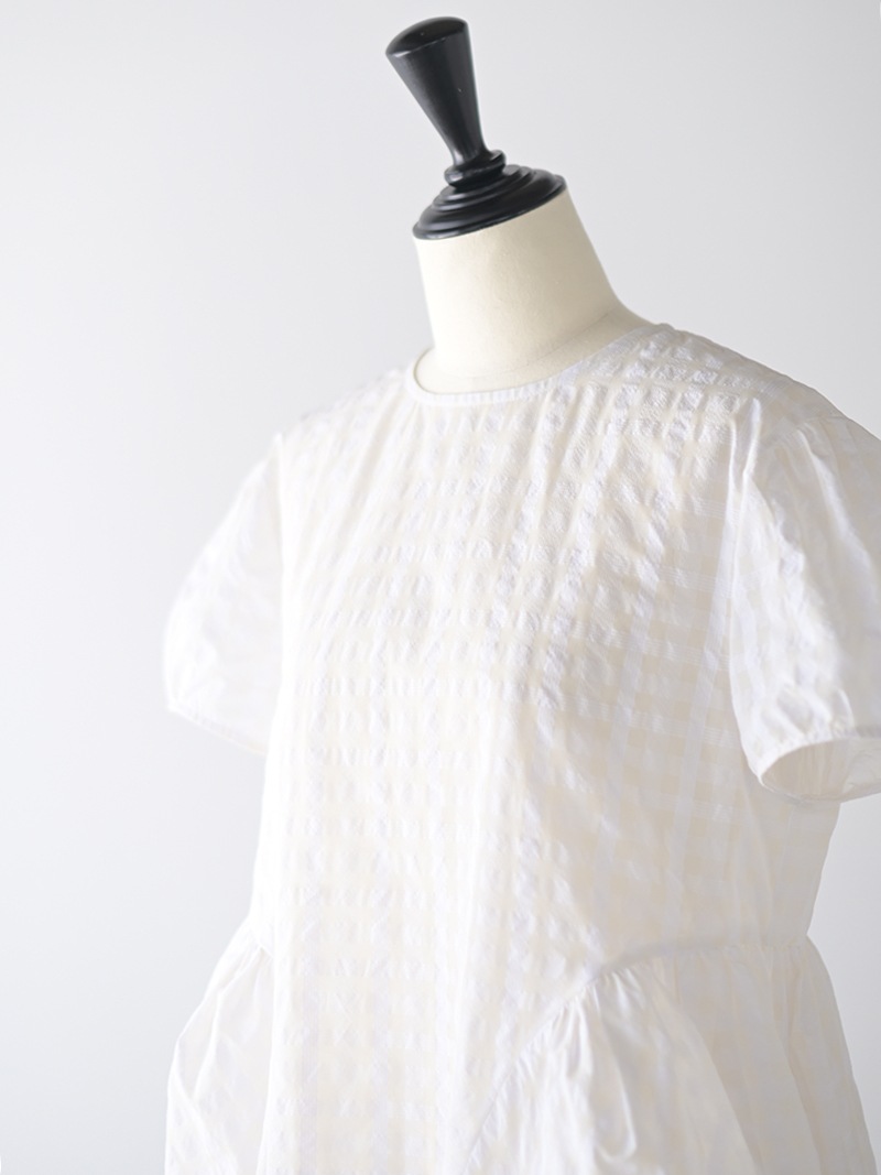 シアーチェックペプラムトップス | Tops,ブラウス | | TREFLE＋1