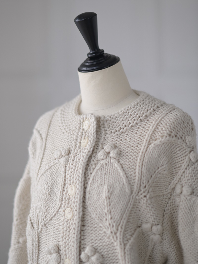 リーフハンドニットカーディガン | Tops | | TREFLE＋1（トレフル