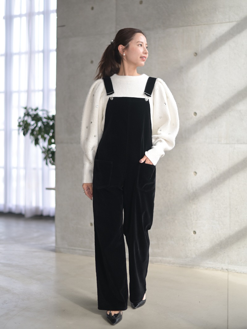TREFLE＋1トレフルプラスワン スタイリッシュサロペット ベルベットオーバーオール | Onepiece,サロペット | | TREFLE＋1