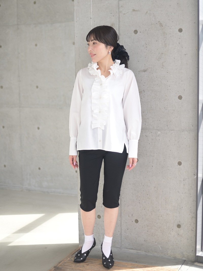 ワイドフリルブラウス | Tops,ブラウス | | TREFLE＋1（トレフルプラス