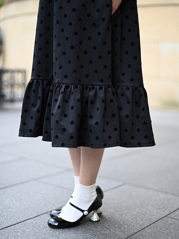 ドットワンピース～Long丈 | Onepiece,長袖 | | TREFLE＋1（トレフル