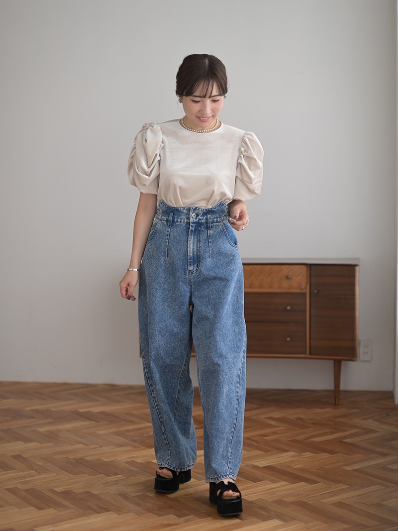 ハートベロアトップス | Tops,トップス | | TREFLE＋1（トレフルプラス