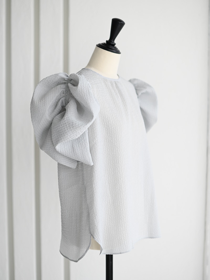 trefle+1 ハートシアートップス グレー ハートシアートップス | Tops,ブラウス | | TREFLE+1(トレフル