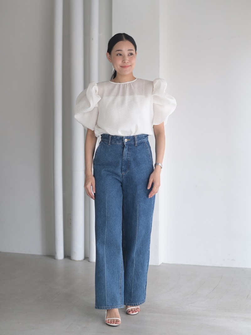【お値下げ中‼️】フィロソフィーアルベルタフェレッティー　袖なし　トップス レタリングブリーチクロップドトップス【一部店舗限定】｜WEGO