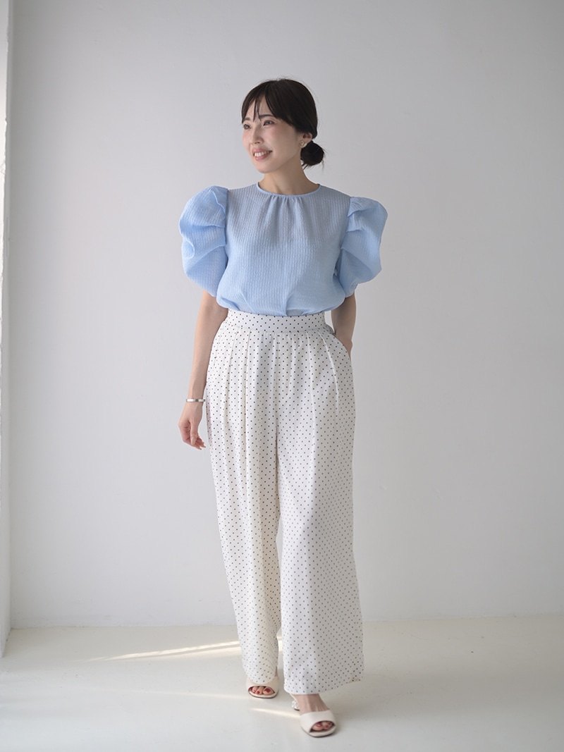 【美品】TREFLE+1 トレフル ハートシアートップス グレー ハートシアートップス | Tops,ブラウス | | TREFLE＋1（トレフルプラス