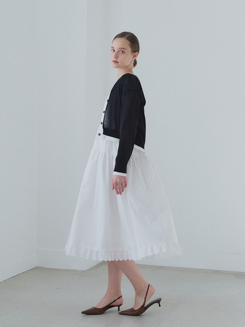 ウォッシャブルパイピングカーディガン | New Arrival | | TREFLE＋1