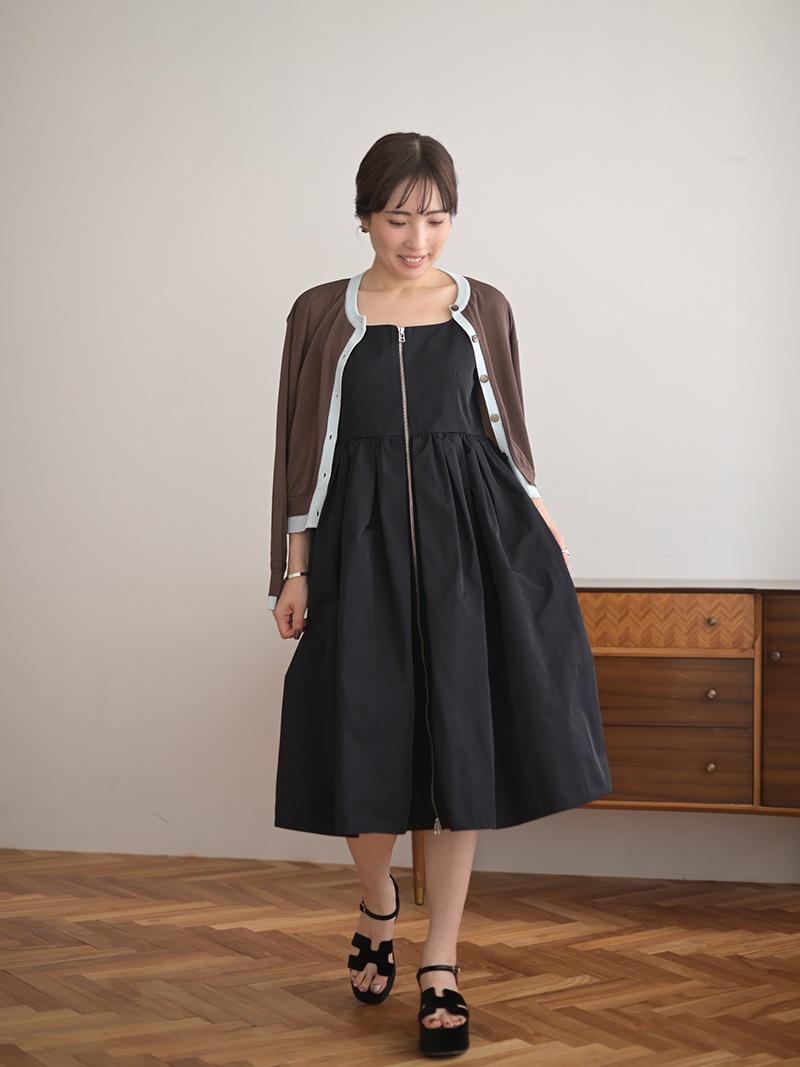 ウォッシャブルパイピングカーディガン | Cardigan,長袖 | | TREFLE＋1