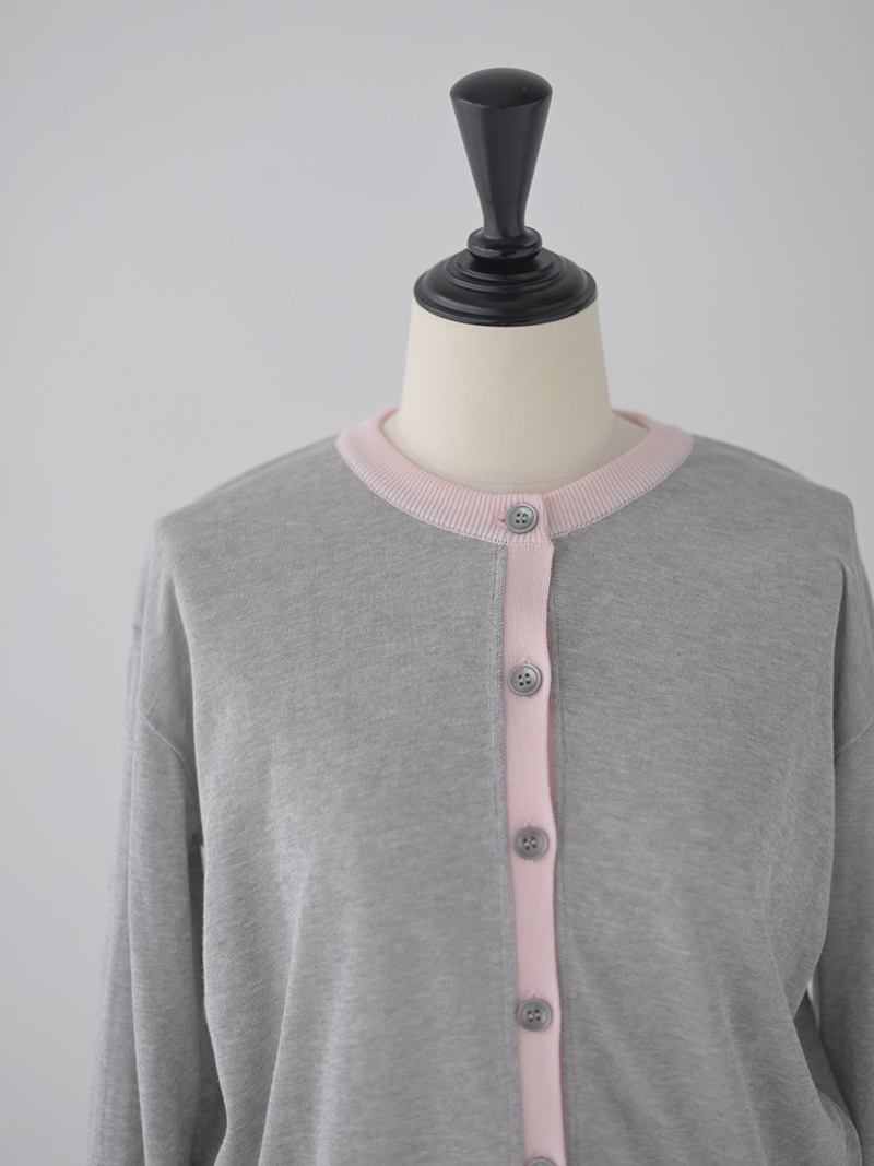 ウォッシャブルパイピングカーディガン | Cardigan,長袖 | | TREFLE＋1
