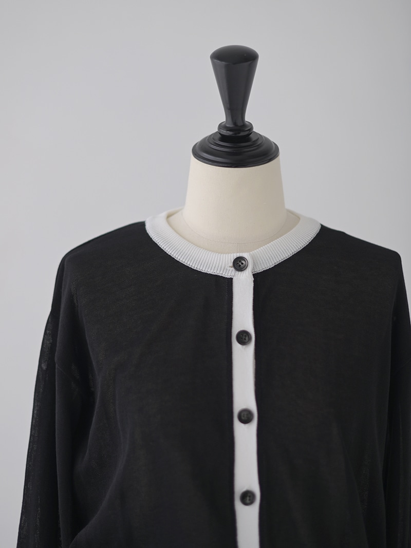 ウォッシャブルパイピングカーディガン | Cardigan,長袖 | | TREFLE＋1