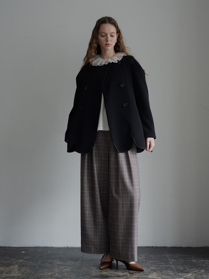 スカラップジャケット | Outer | | TREFLE＋1（トレフルプラスワン）