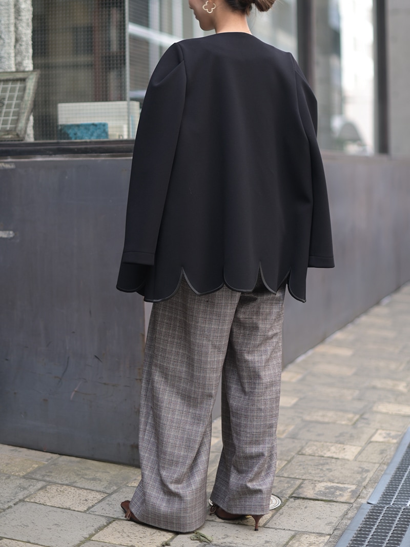 スカラップジャケット | Outer | | TREFLE＋1（トレフルプラスワン）