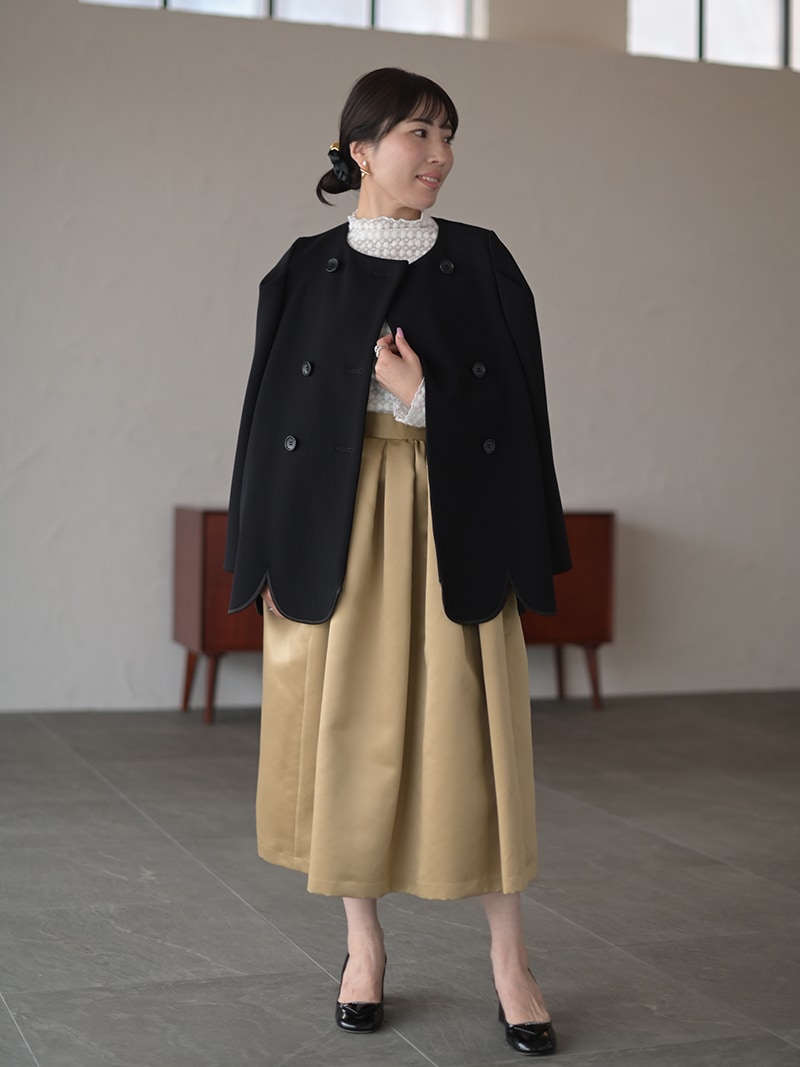 完売品　TREFLE +1 トレフルプラスワン　4wayダウンジャケット 4wayダウンジャケット(BLACK) | Outer | | TREFLE＋1（トレフルプラス