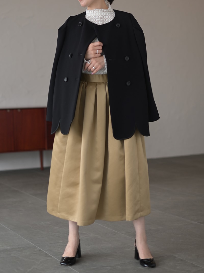 スカラップジャケット | Outer | | TREFLE＋1（トレフルプラスワン）