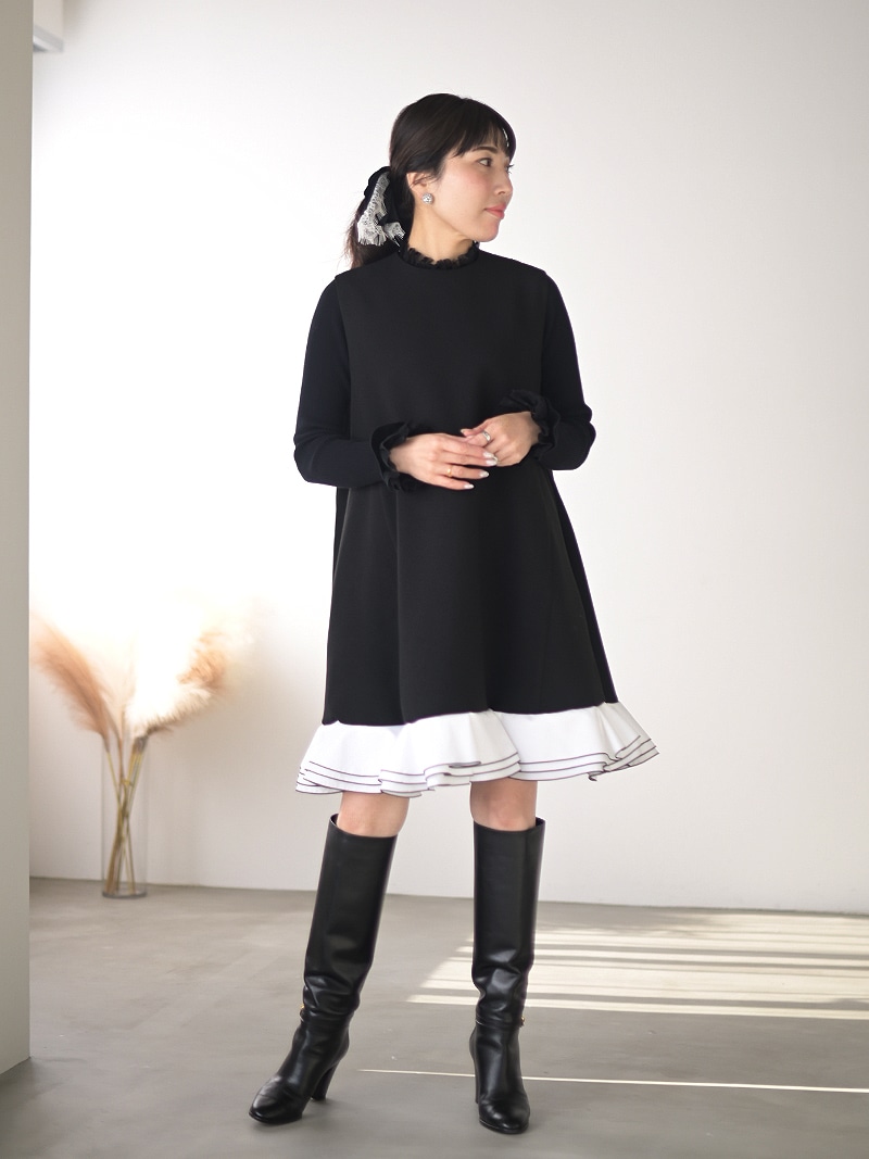 【新品】TREFLE+1 リリーワンピース～ノースリーブ Onepiece | TREFLE＋1（トレフルプラスワン）