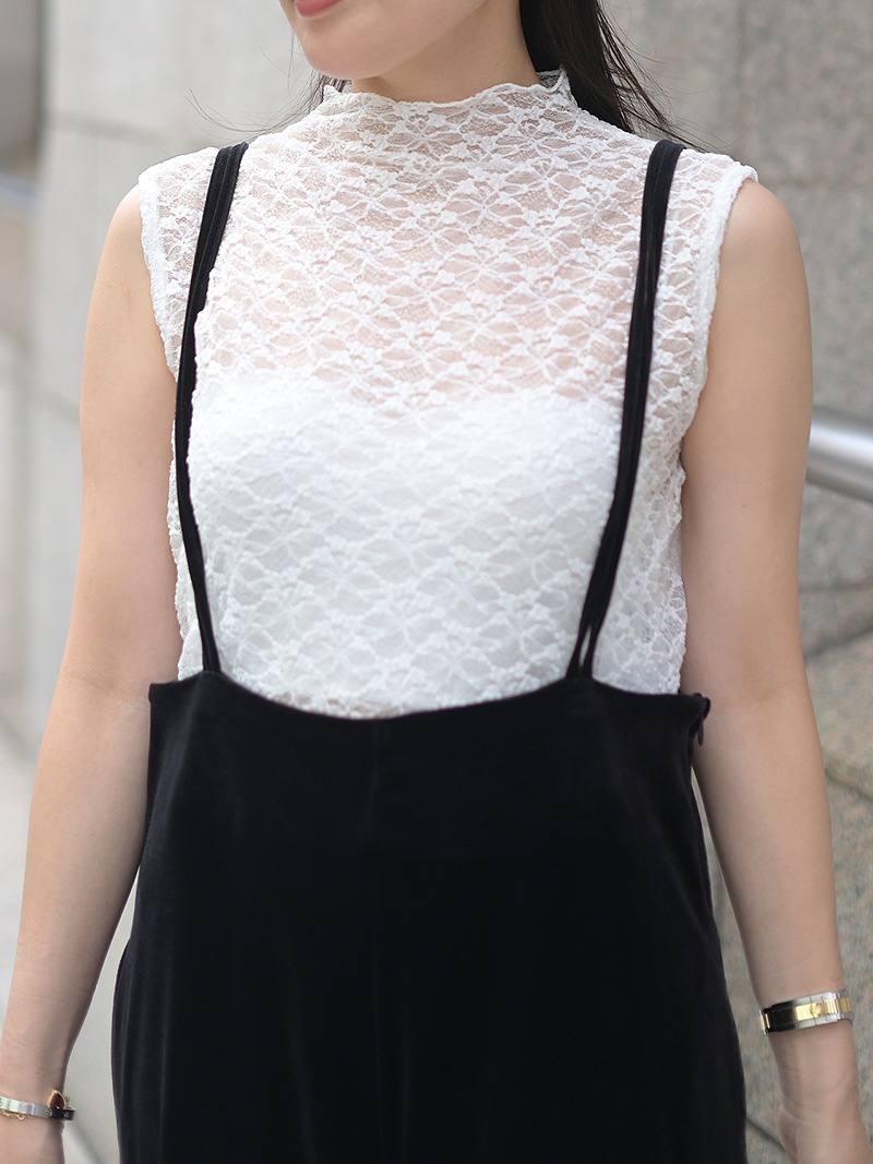 ストレッチレーストップス | Tops,トップス | | TREFLE＋1（トレフル
