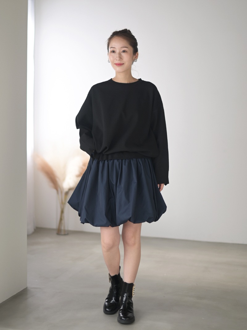 ニットバルーンワンピース | Onepiece,長袖 | | TREFLE＋1（トレフル