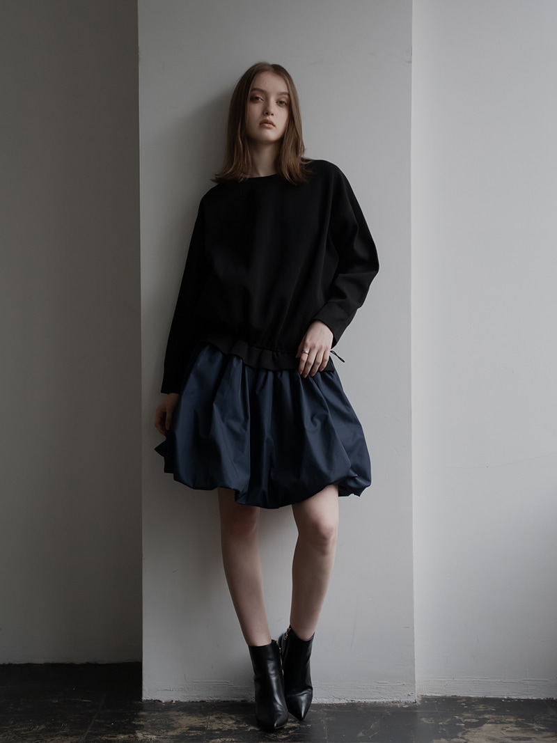 ニットバルーンワンピース | Onepiece,長袖 | | TREFLE＋1（トレフル