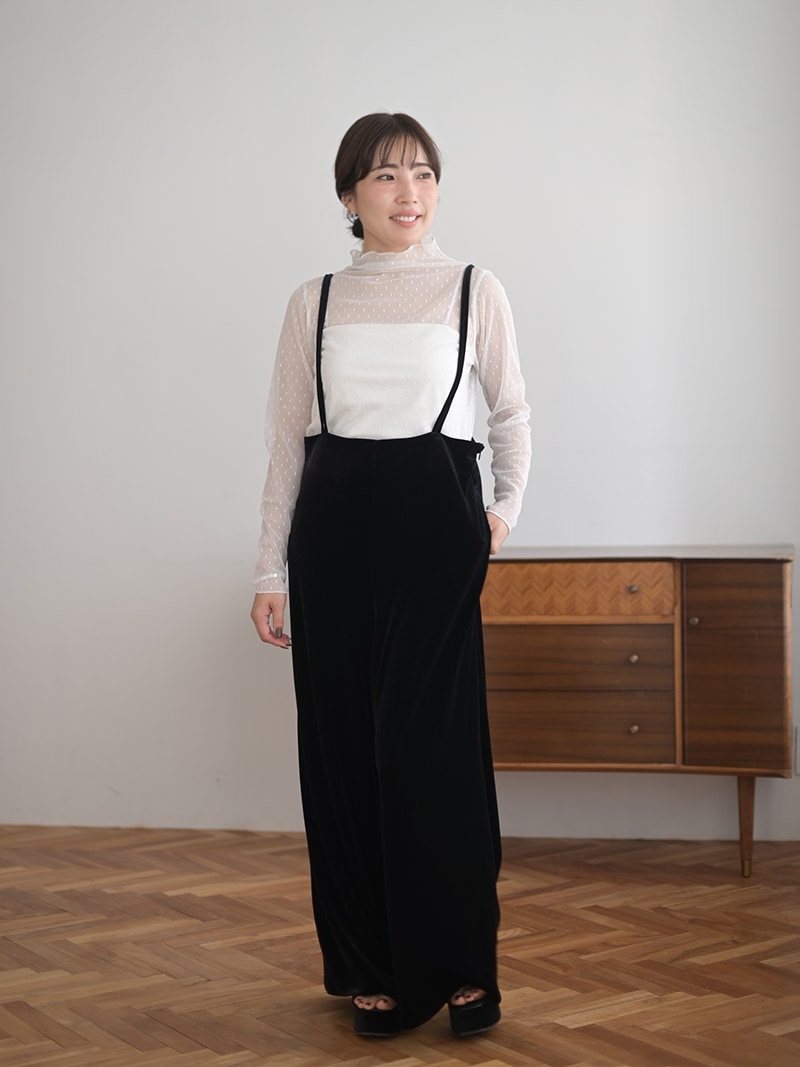 ベロアキャミサロペット | Onepiece,サロペット | | TREFLE＋1