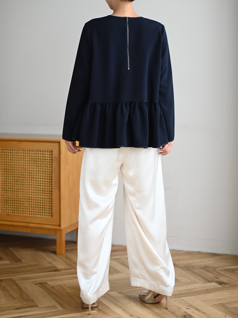 裾フリルフレアトップス | Tops,トップス | | TREFLE＋1