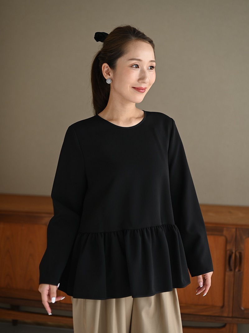 裾フリルフレアトップス | Tops,トップス | | TREFLE＋1
