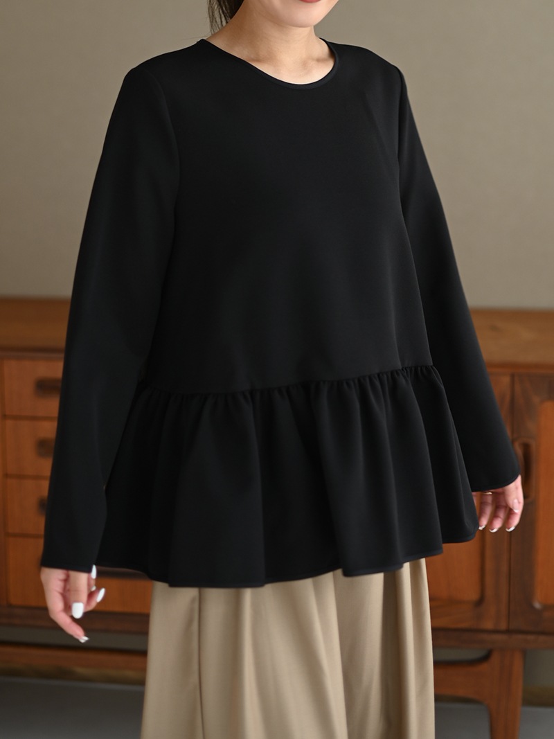 裾フリルフレアトップス | Tops,トップス | | TREFLE＋1