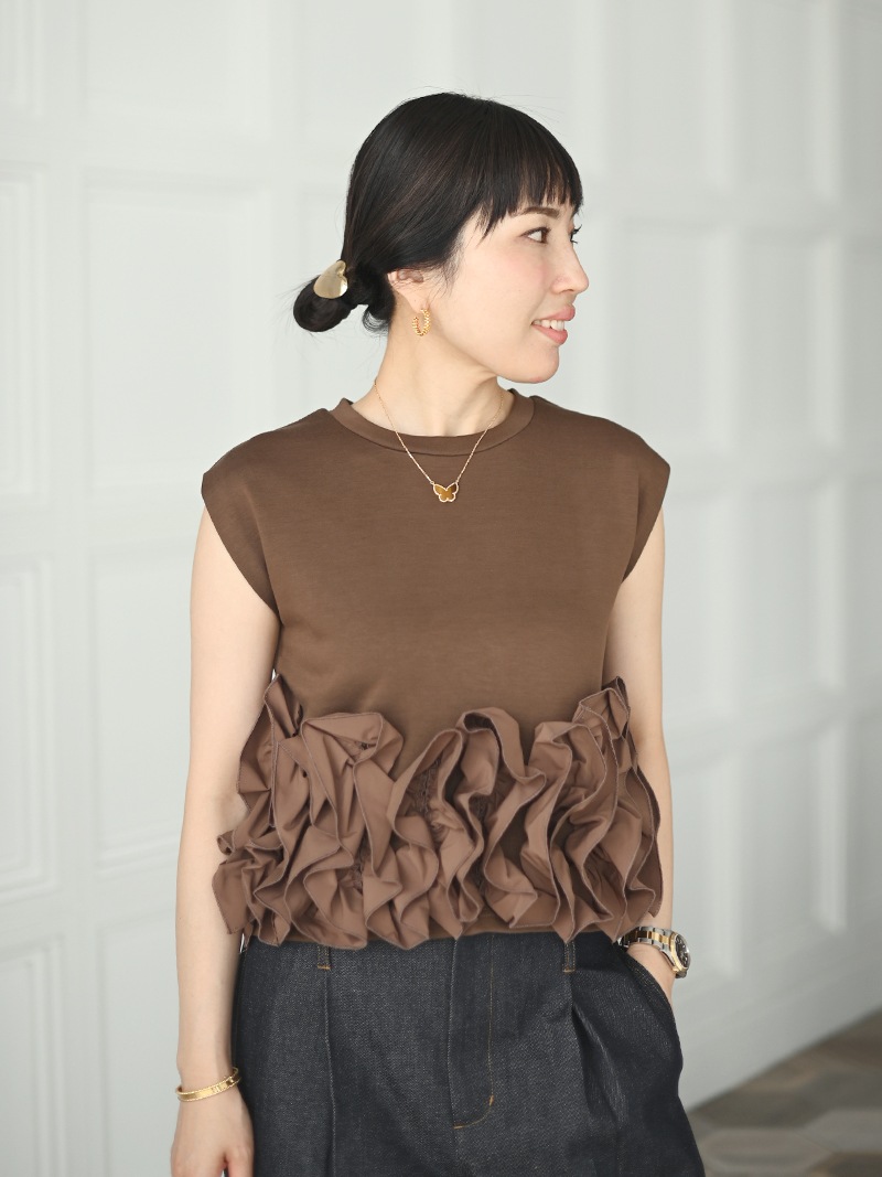 ブーケT | Tops,Tシャツ | | TREFLE＋1（トレフルプラスワン）