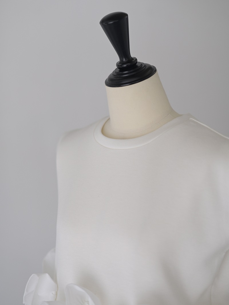 TREFLE+1 スワンカットソー　ホワイト スワンカットソー | Tops,Tシャツ | | TREFLE＋1（トレフルプラスワン）