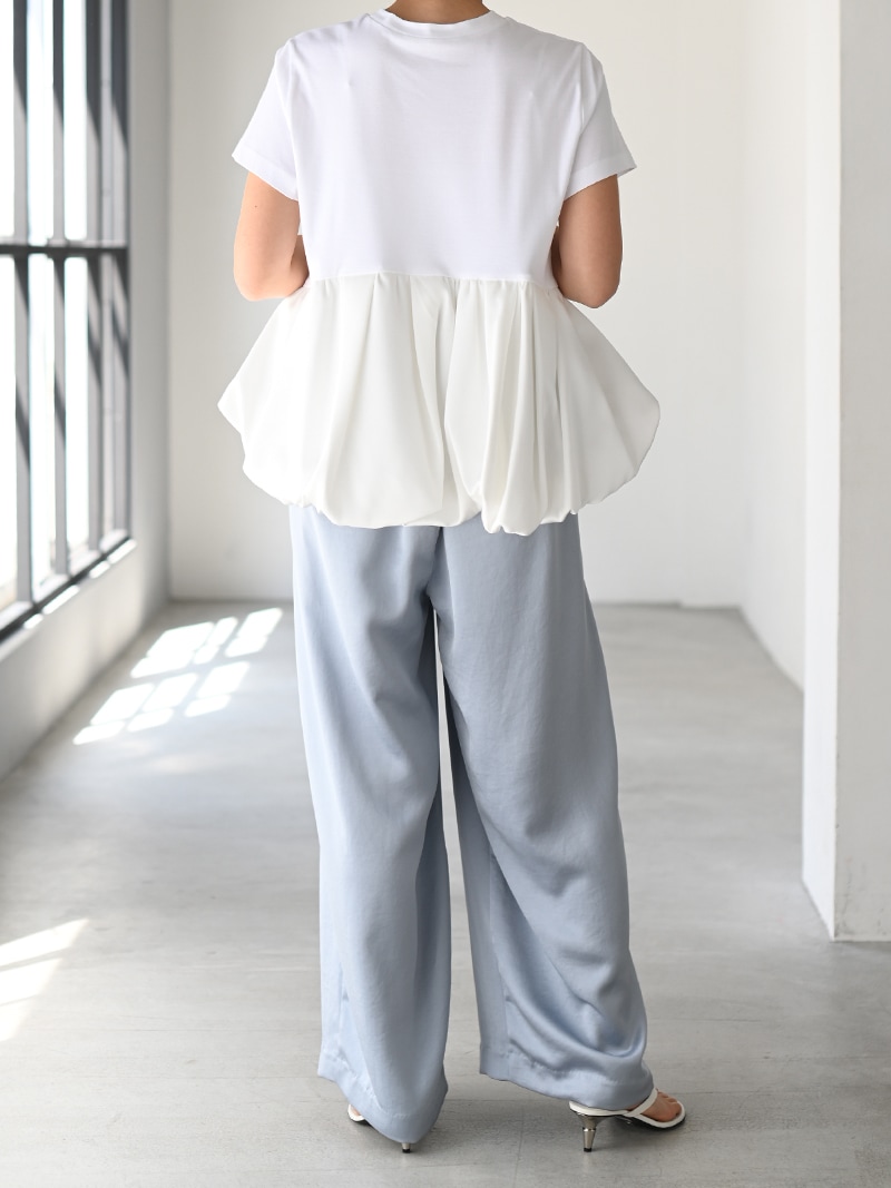 サテンバルーンT | Tops,Tシャツ | | TREFLE＋1（トレフルプラスワン）