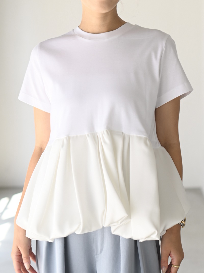 サテンバルーンT | Tops,Tシャツ | | TREFLE＋1（トレフルプラスワン）