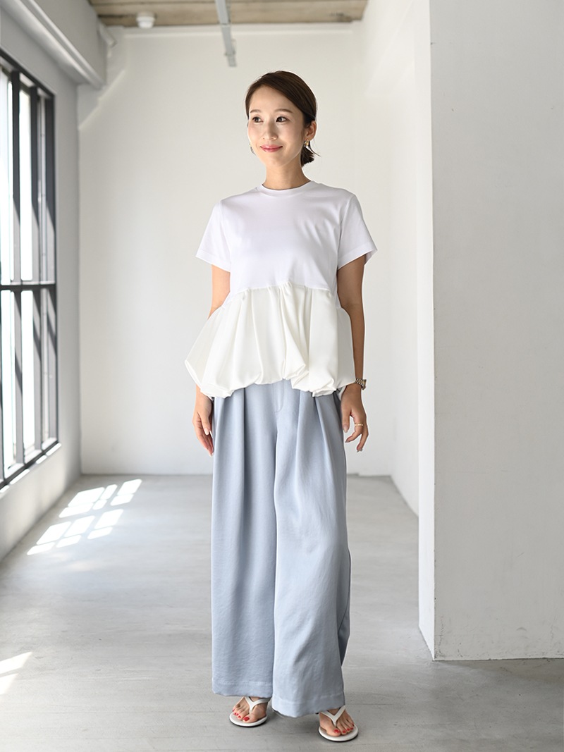サテンバルーンT | Tops,Tシャツ | | TREFLE＋1（トレフルプラスワン）