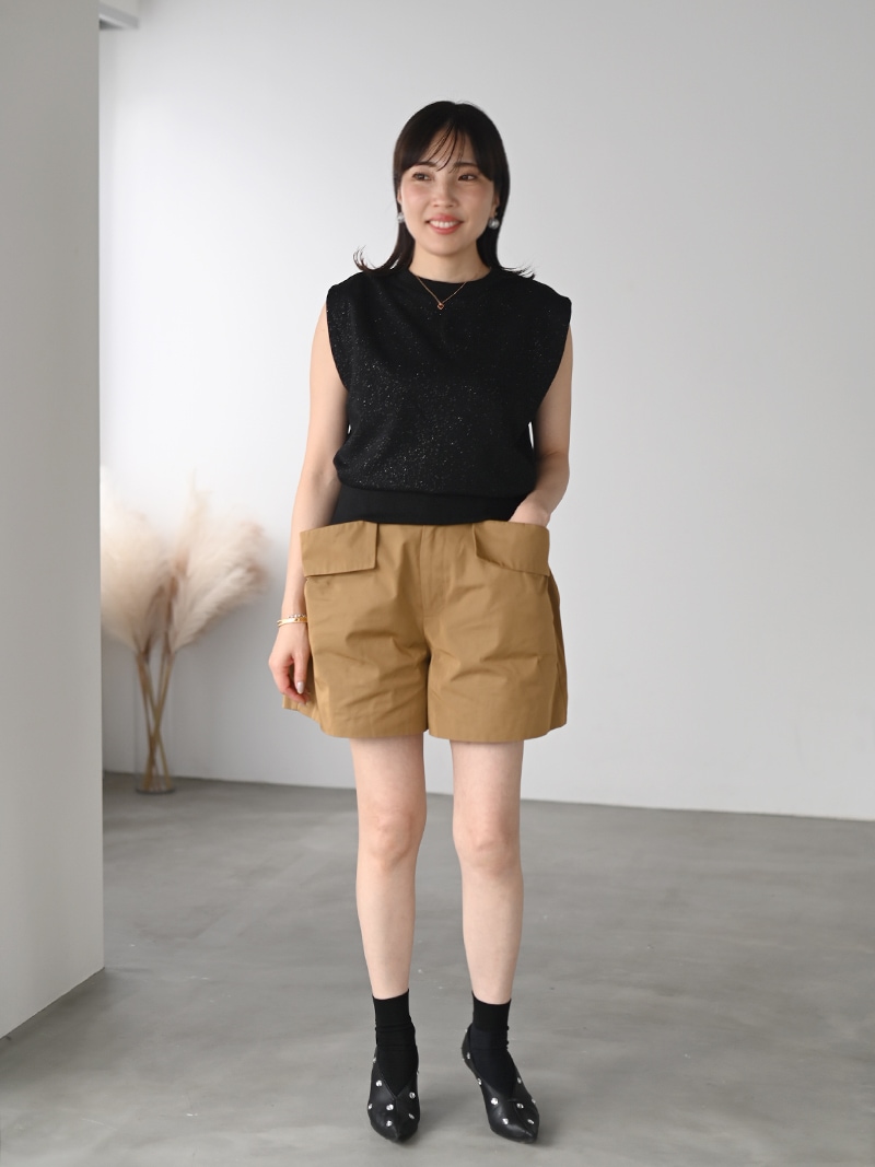 ラメスウェット～ノースリーブ | Tops,トップス | | TREFLE＋1