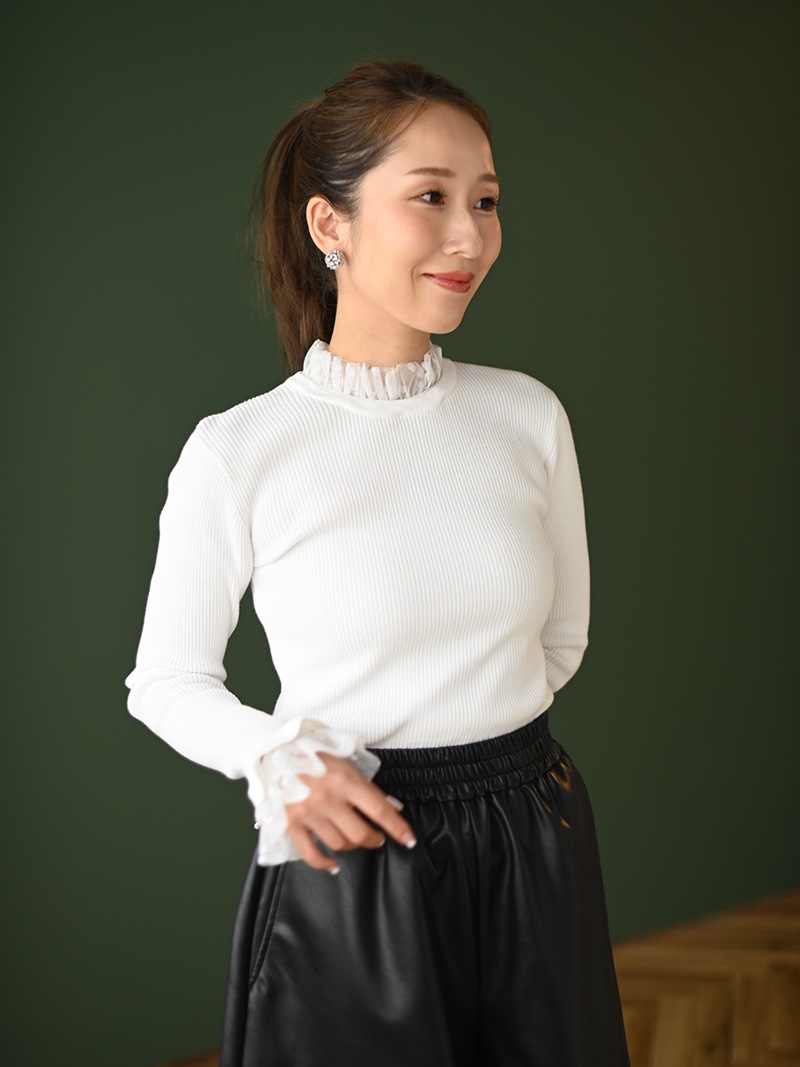 ドットチュールニット | Tops,トップス | | TREFLE＋1（トレフル