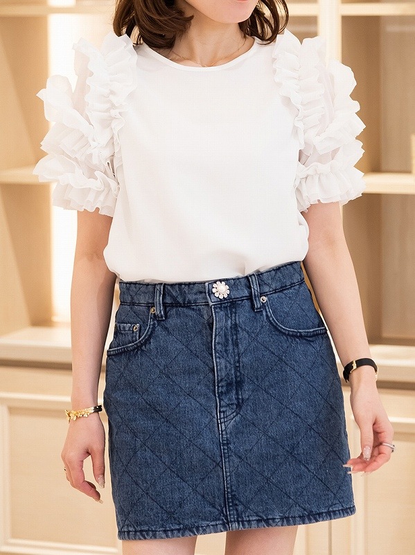 トレフルプラスワンTREFLE +1 NEWホイップブラウス～半袖