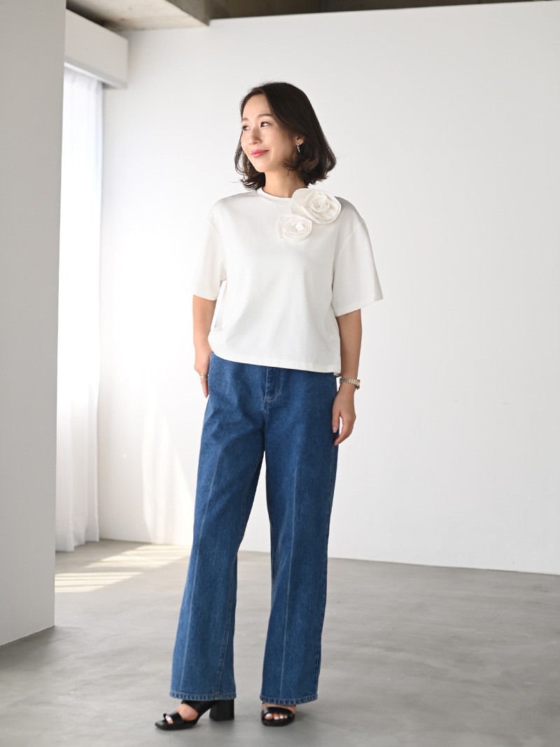 ローズT | Tops,Tシャツ | | TREFLE＋1（トレフルプラスワン）