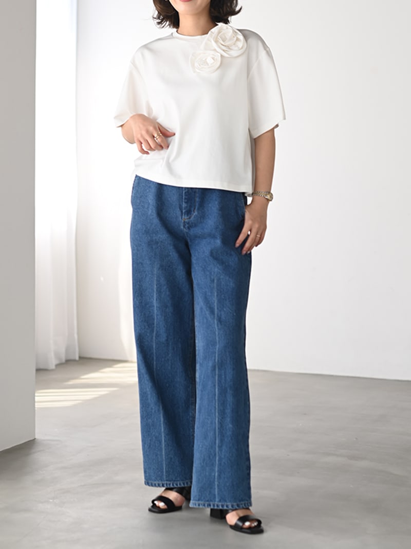 ローズT | Tops,Tシャツ | | TREFLE＋1（トレフルプラスワン）